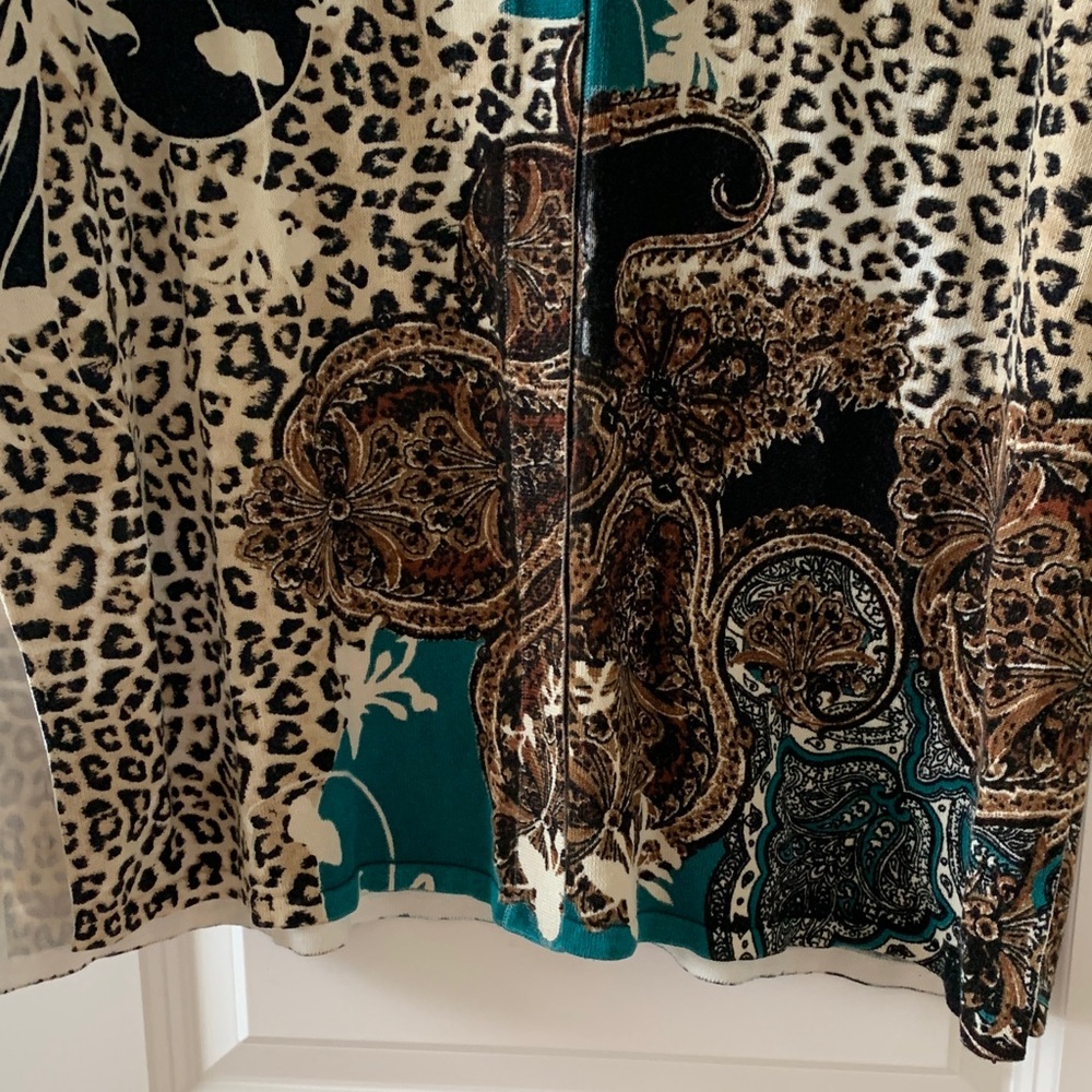 Chico's Multicolor Patterned Cardigan - image 2